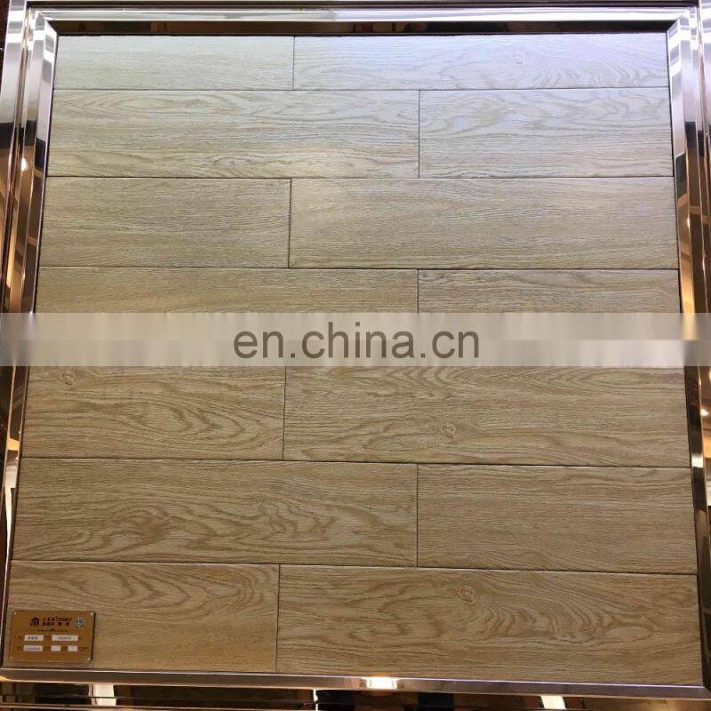 3D inkjet printing natural wood look floor ceramic non slip  floor tile 150x600mm