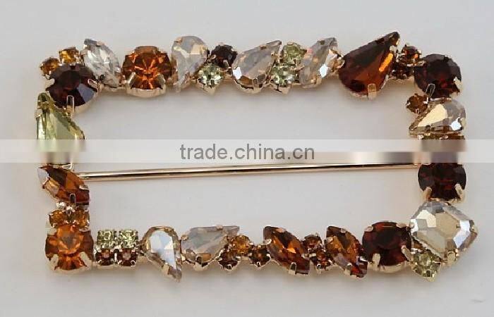 Hot sale rhinestone buckle metal buckle shoe decorationsbuckle