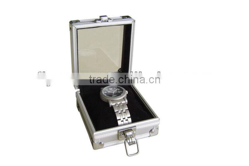 corrosion resisting hard shell 40mm wrist watch case with code lock and handle