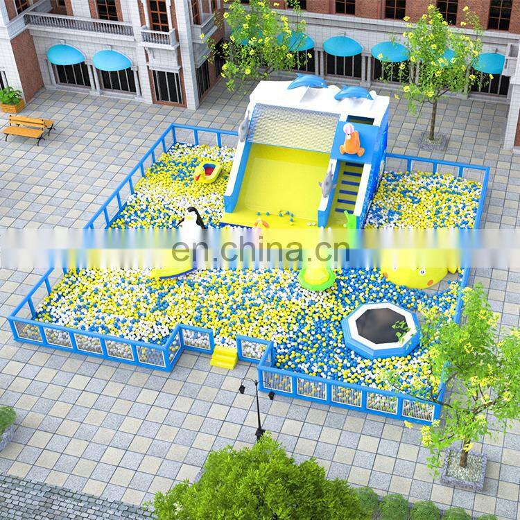 Cheap Inflatable Million Ocean Kids Ball Pool Inflatable Playground Amusement Park for Indoor Children