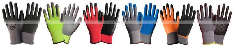 7 Gauge Warm Fluorescent Orange Acrylic Latex Palm Coated Gloves,Hand Gloves for Construction Work