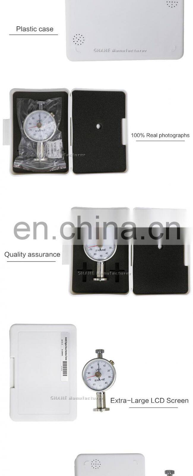 LX-C-2 double pointer portable shore hardness tester Shore C Durometer rubber hardness tester