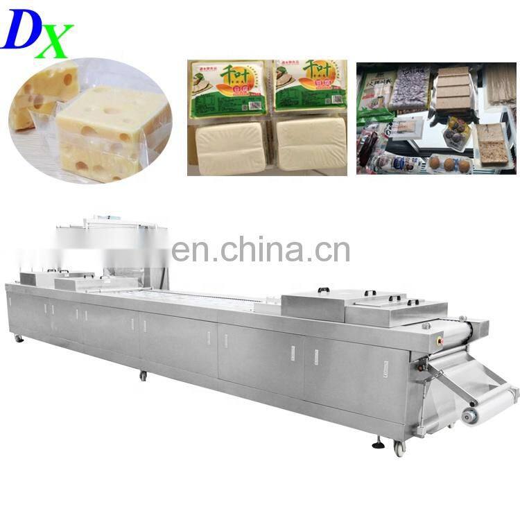 Automatic sausage cheese dates meat fish thermoforming vacuum packaging machine