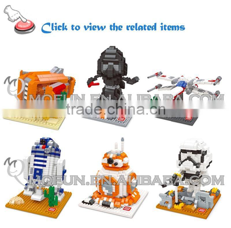 Mini Qute Kawaii WISE HAWK 5 styles Marvel avenger cartoon mouse plastic building blocks brick model educational toy