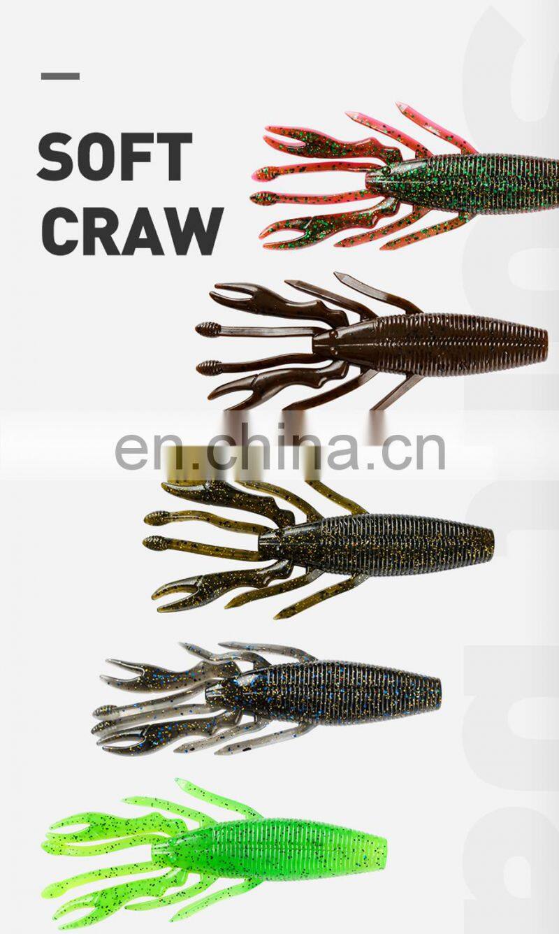 JOHNCOO 2020 New Artificial Manufacturer Soft Lures 75MM/95MM Artificial Soft Lures Fishing Lures Soft