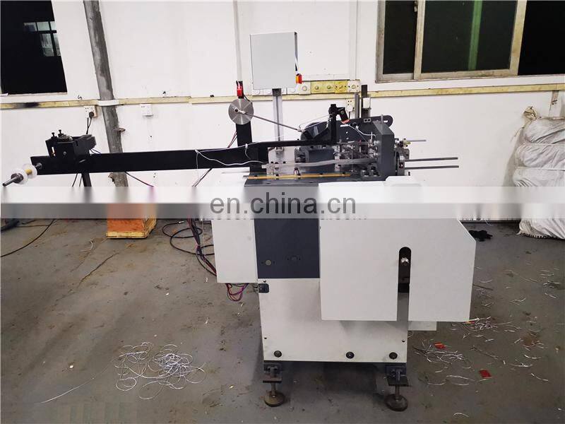 UT150 Fully Automatic Perfume bottle Hangtag Knot Tying Machine, car freshener card stringing equipment