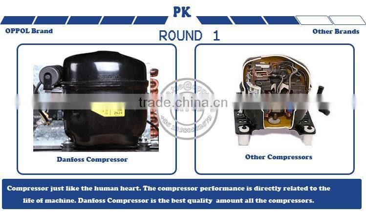 OP-A603 Horizontal Kitchen Stainless Steel Chest Refrigerator