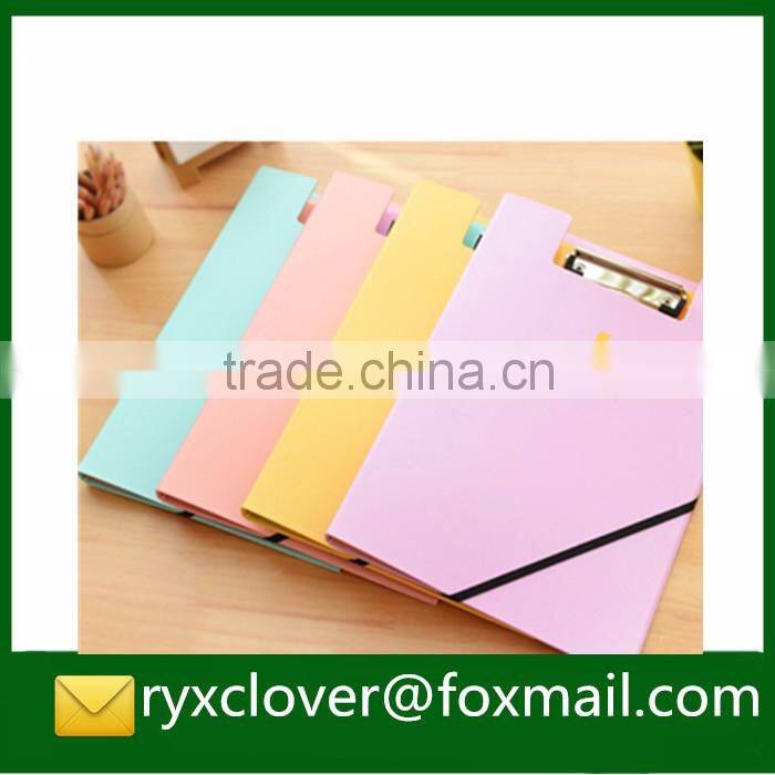 Eco-friendly PP office stationery A4 size plastic hospital writing clipbroad