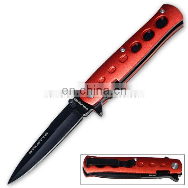 8.5 Inch Wood Handle Stainless Steel Pocket Folding Knife