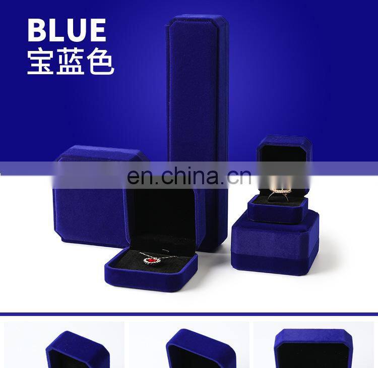 Jewelry Storage Boxes Presentation Necklace Pendant Jewelry Box Velvet Case Earrings Display Box 10*7*4.5cm
