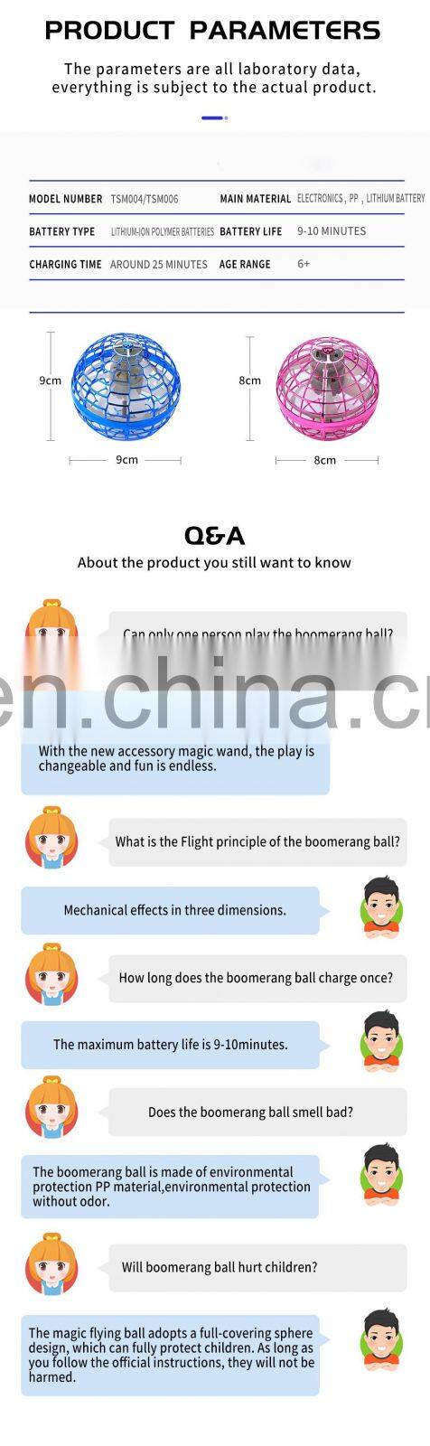 Amazon Hot selling Mini Training Spar UFO Spinning Relax Toys flying Spinner Balls