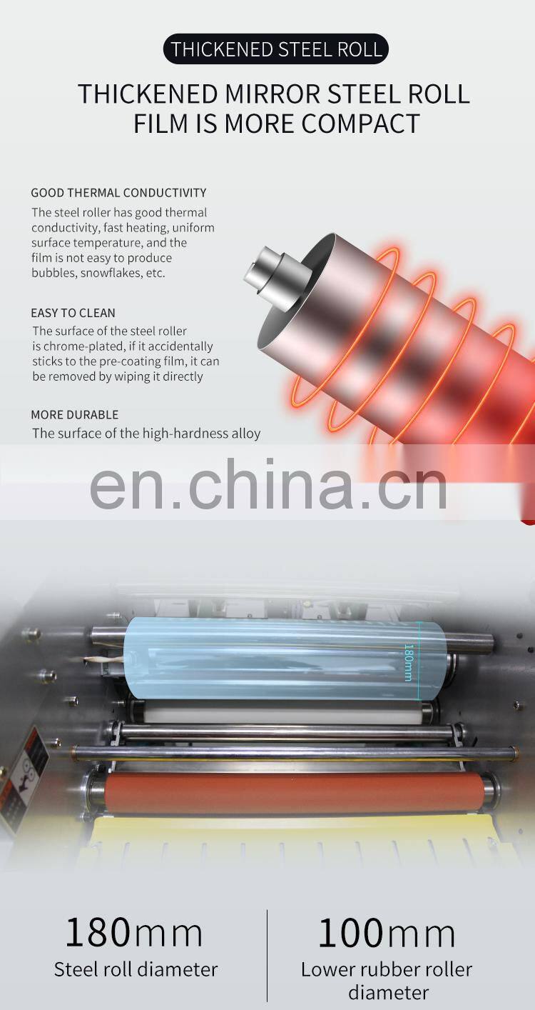 SRL-49HH Samsmoon Factory Hydraulic Hot Roll Laminator Automatic A3 Paper Feeding Laminating Machine