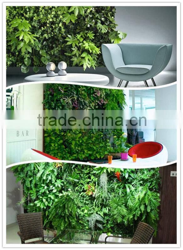 wall hanging artificial flowers/artificial green wall/artificial plant wall