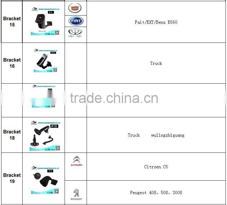 2.7 inch Auto-dimming Rearview mirror monitor car DVR with waterproof camera