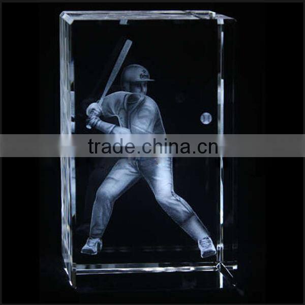 crystal block for engraving in souvenirs Christian gift