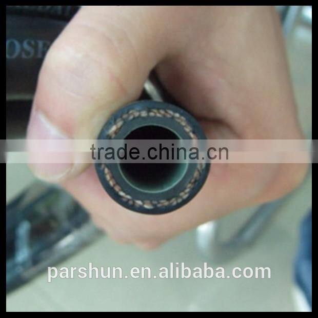 Black color fabric-reinforced 35 bar 8mm car air conditioning hose for car use