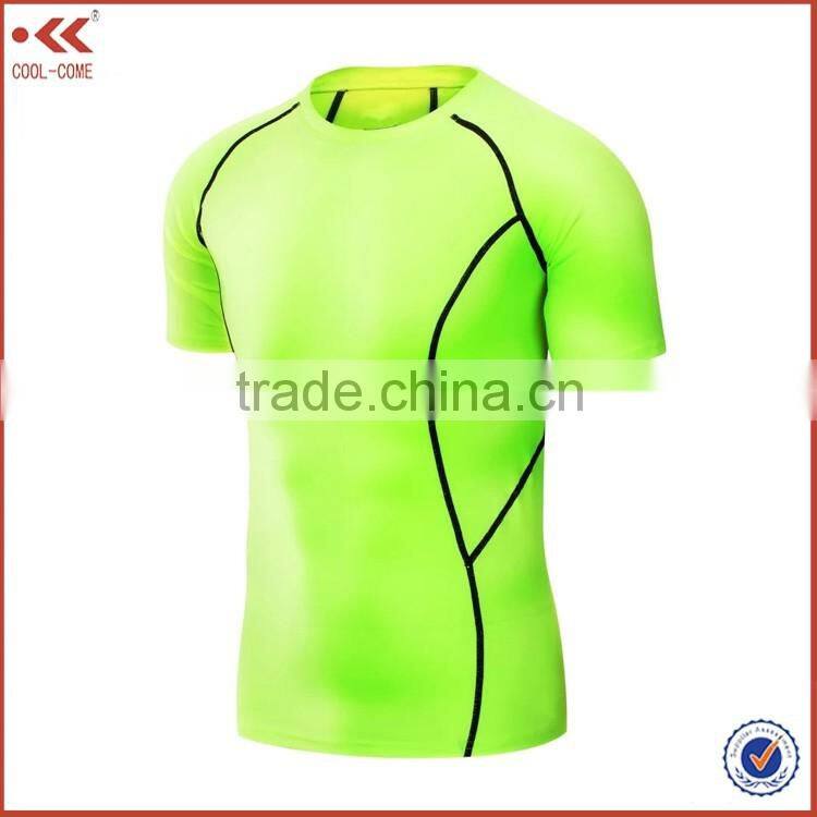 Polyester Spandex Fabric Flat Seaming UV protection Anti-bacterial Compression Wear