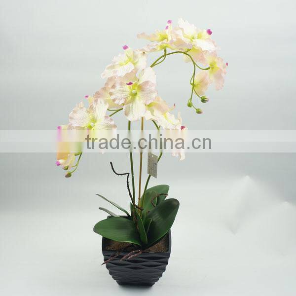 Best selling indoor decoration artificial flowers fake orchid