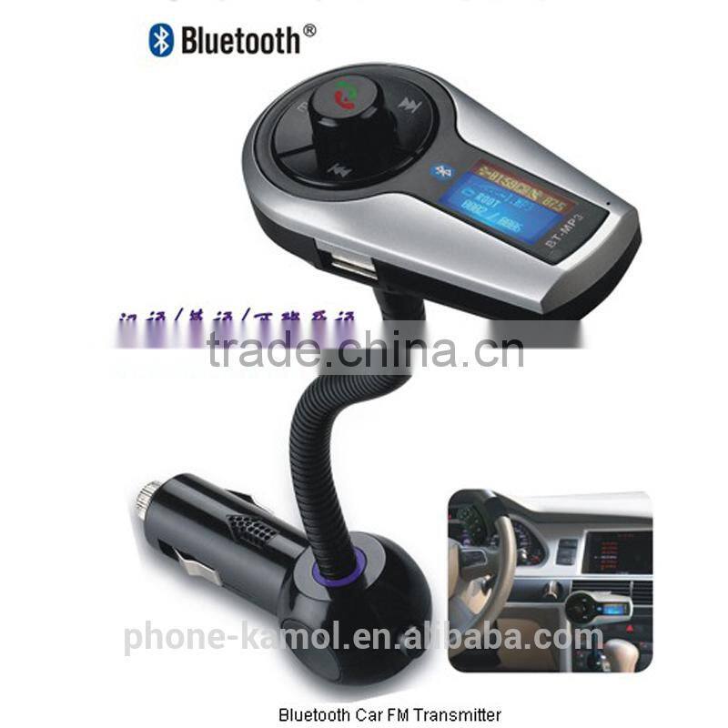 shenzhen popular model M398 steering wheel bluetooth fm transmitter car kit