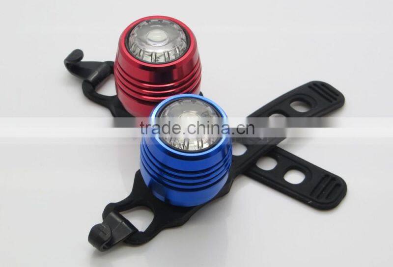 Micro USB Rechargeable Rear Bar Clip Aluminum Bike Waterproof Light