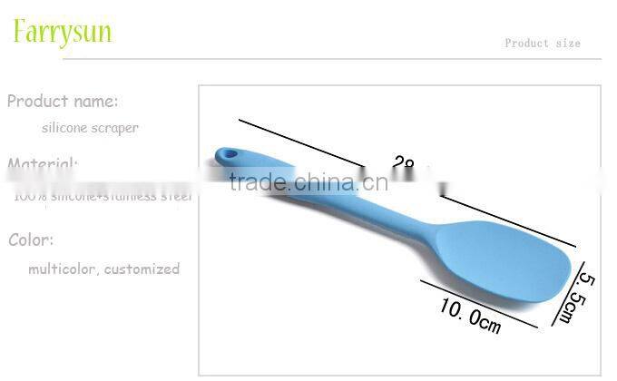 2015 silicone turner,pan scraper,kitchen furniture