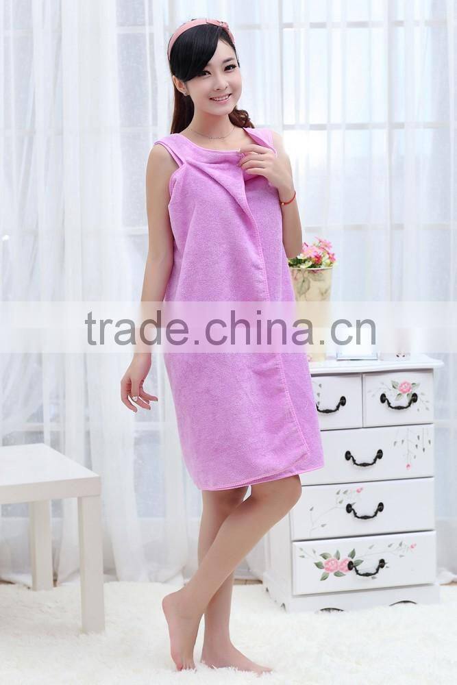 Custom Microfiber Ladies Bath Towel Dress