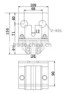 Sliding Elevator Guide Shoe