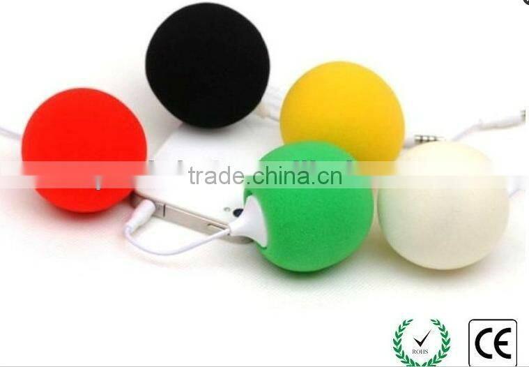 Novelties 2014 Mini Mobile Phone Speaker 3.5mm Jack Mobile Mini Speaker For Iphone