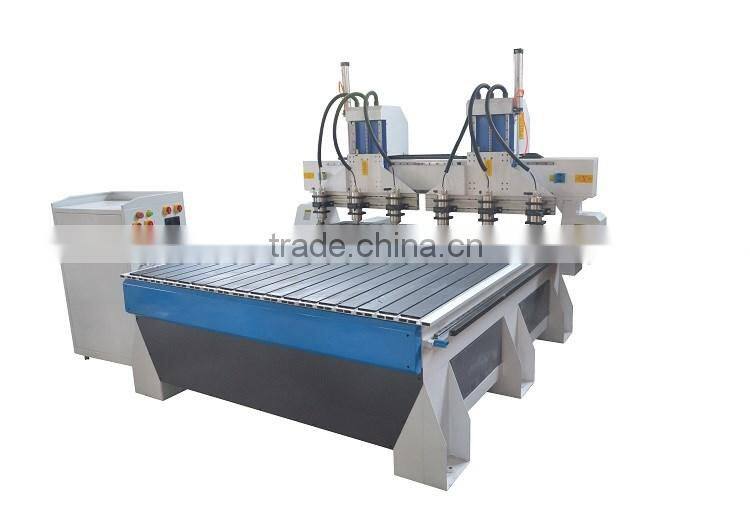 Chinese pvc mdf cnc cutting machine with high speed spindle
