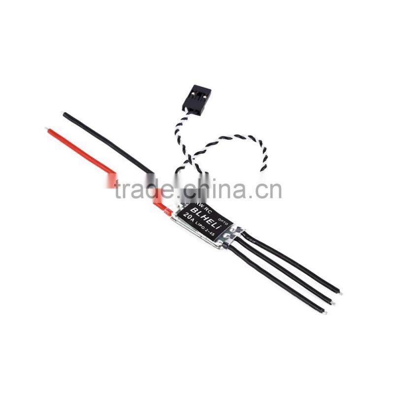 RW.RC 20A BLHeli 14.2 OPTO 2-4s ESC For QAV250 multicopter