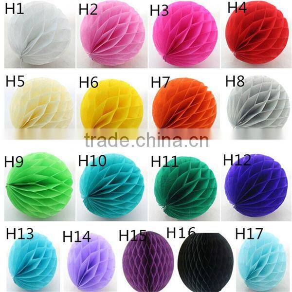 Tissue Paper Honeycomb Ball Chinese Round Balls for Wedding Birthday Party Decorations