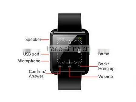 2015 Bluetooth 3.0 wireless audio transmission smart watch u8 pro,u8 smart watch 4g,u8 bluetooth smart watch