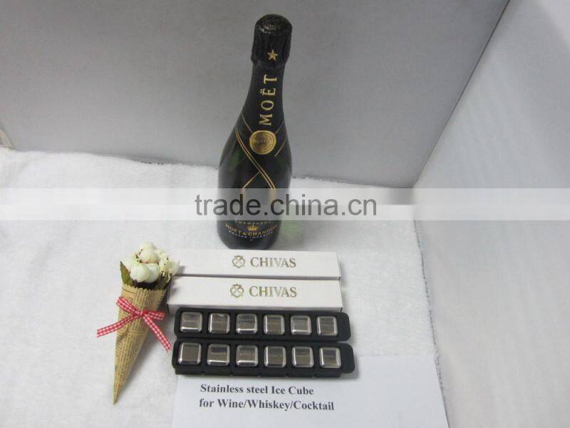 Free sample! Stainless Steel Ice Cube for All Kind of Drink , Whiskey Stones