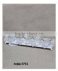 Antique Gold Metal Crown Candle Holder