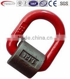 D-ring with high strength alloy steel D-ring
