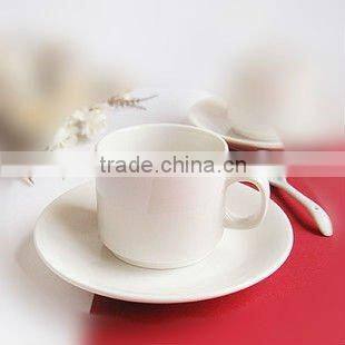 good quality handpainting romantic bone china coffee cup with saucer