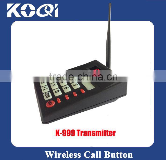 Customer queue pager system numeric keypad with number monitor used in the hospital/clinic/restaurant