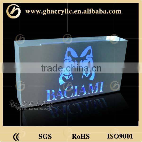 acrylic led sculptures with LED lights for company festive