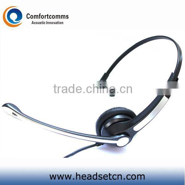 High quality call center telecommunication professional headset with RJ9 plug for telephone system HSM-902FPQDRJ