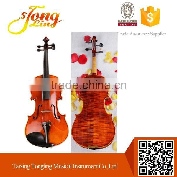 OEM Making Flamed Violin Manufacture (TL005)