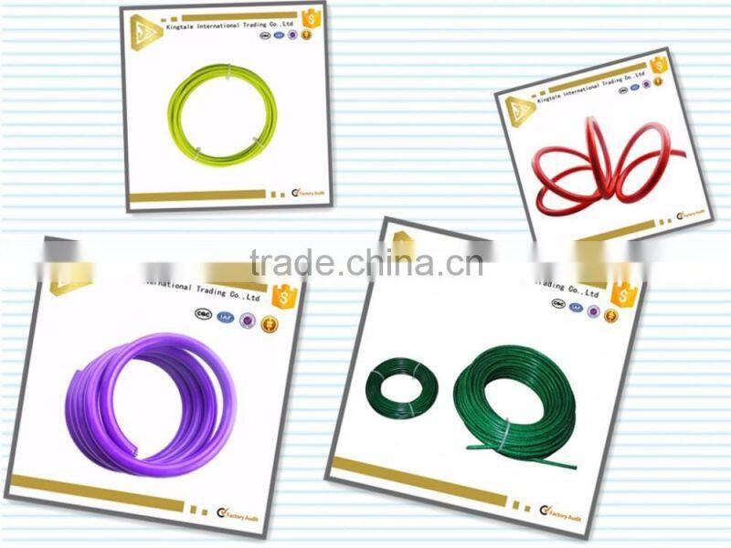 Winch Rope And PVC Zinc Coated Galvanized Steel Wire Rope Strand