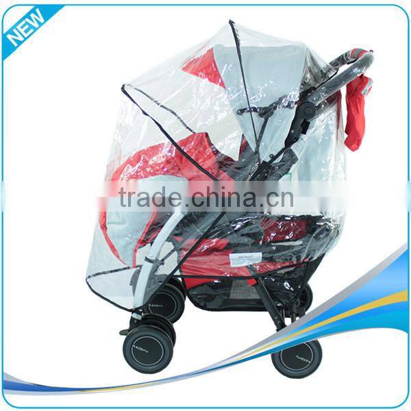 Eco-friendly transparency pvc baby stroller cover