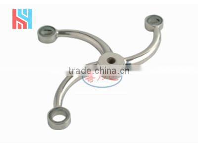 304 316Stainless steel spiders for glass curtain wall fixing system rotary three-arm 250 spider