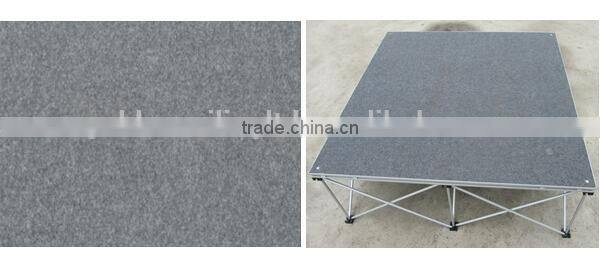 Easy set up aluminum portable stage podium for keyboard/music insturment