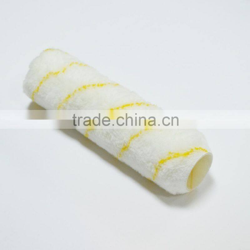 yellow stripe acrylic cage style paint roller cover
