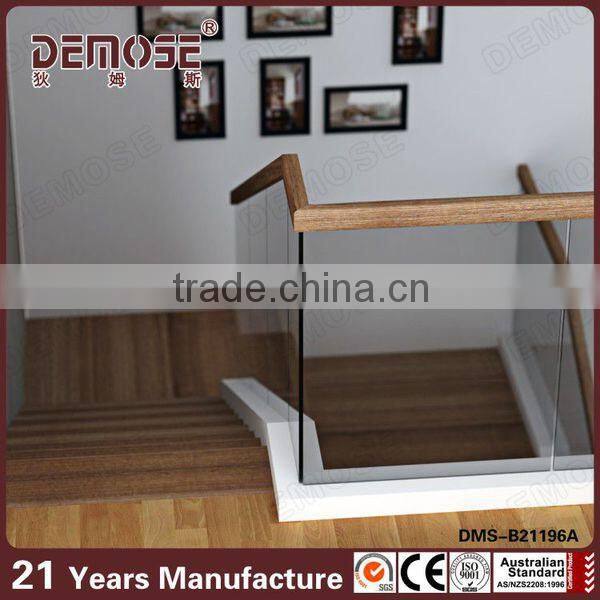 glass inter stair railling