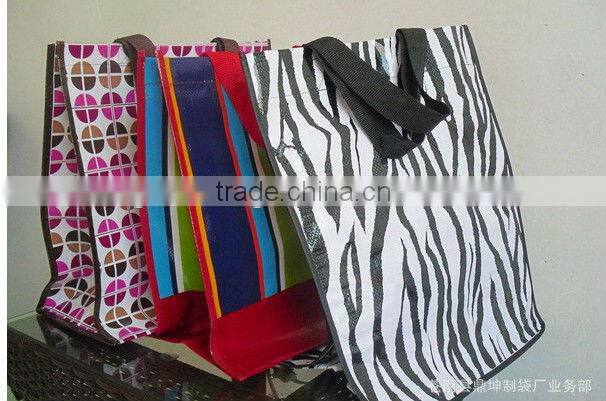 wholesale laminated pp woven shopping bag