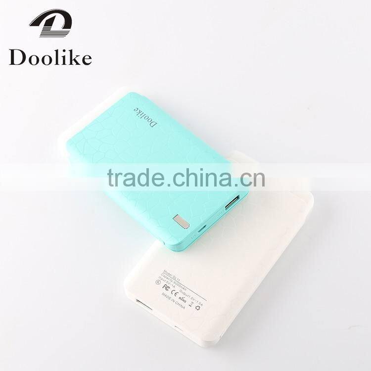 2016 newest 6000mah led torch light outdoor pocket power bank