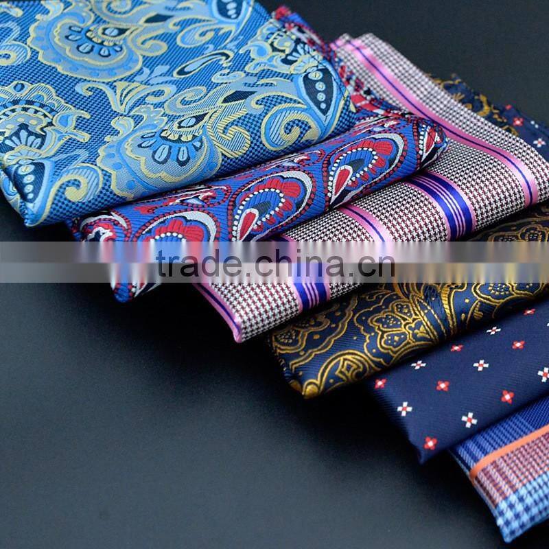 Fashion Novelty Design 100% Silk Pocket Squares