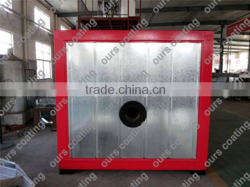 Electrostatic powder coating drying oven with Italian Riello burner